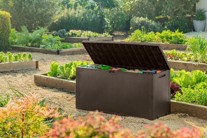 EMILY úložný box 270L - hnědá