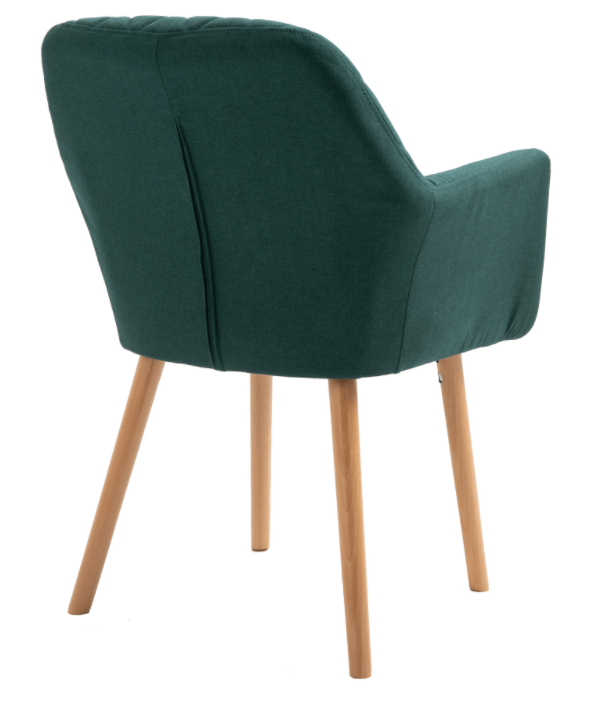 Jídelní křesílko EKIN — masiv buk, látka, více barev