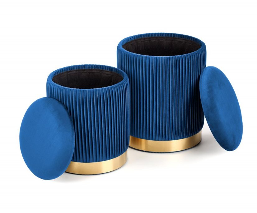 Set taburetov MONTY – zamat, kov, viac farieb - monty: Sivá