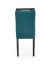 Jedálenská stolička CLARION 2 – masív, látka, viac farieb - clarion 2: Čierna / modrá