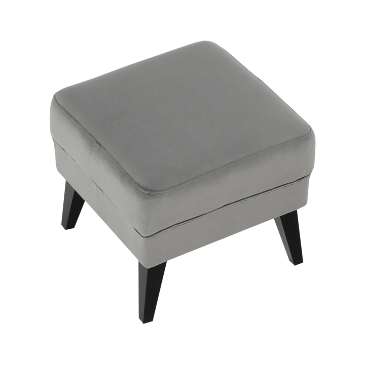 Taburet RODEZA — viac farieb - Farebné prevedenie RODEZA: Šedá / čierne nohy