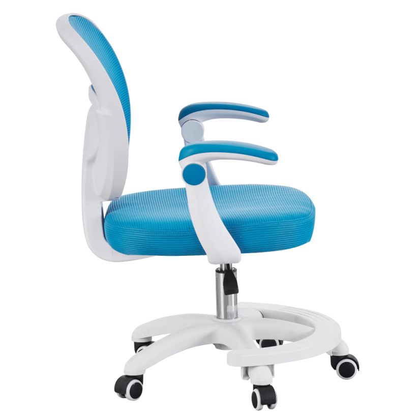 Moderní otočná židle TRIXI TYP 2 modro-bílá