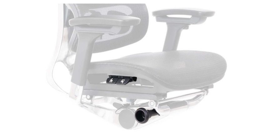 Ergonomická kancelárska stolička TRINITY — čierna Sego