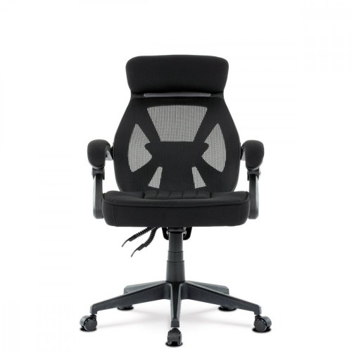 Kancelářská ergonomická židle FOREX – látka, síť, černá