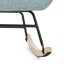 Hojdacie kreslo YAO – modrá, látka, ergonomický dizajn Autronic