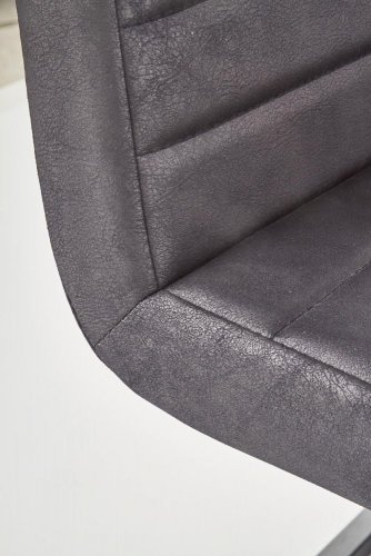 Jídelní židle TYPE – ekokůže, černá