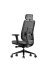 Ergonomická kancelárska stolička K42 SP – sieť/čalúnená, sivá