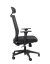 Kancelárska ergonomická stolička Sego LINK — sieť/látka, čierna