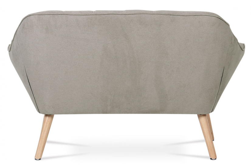 Relaxační sedačka YSTAD — masiv, šedobéžová, nosnost 150 kg Autronic