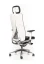 Kancelárska ergonomická stolička Sego EGO WHITE — čierna / biela, nosnosť 140 kg