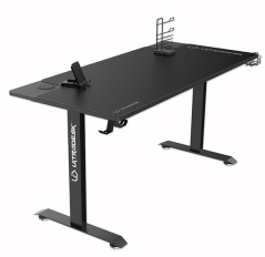 Herní stůl ULTRADESK MOMENTUM – 152,5x70x75,5 cm, s XL podložkou pod myš