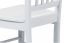 Jídelní celodřevěná židle BUNNY — masiv, bílá