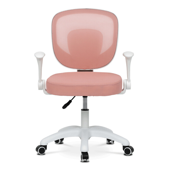 Dětská výškově nastavitelná židle AERO – růžová síťovina Autronic