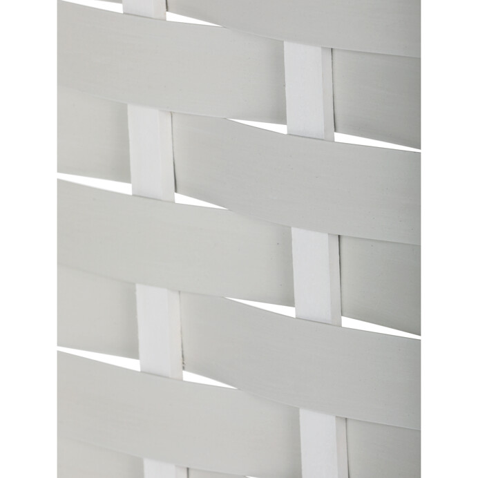 Trojkrídlový paraván MARVIN z masívneho smreku v bielej farbe Autronic