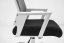 Kancelářská židle DURANGO – síťovina, šedá / bílá