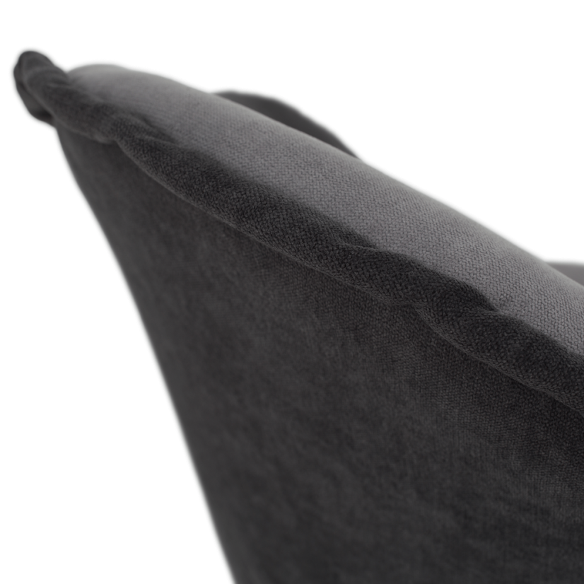 Designové křeslo PERSI s úložným prostorem — látka, šedá Kondela