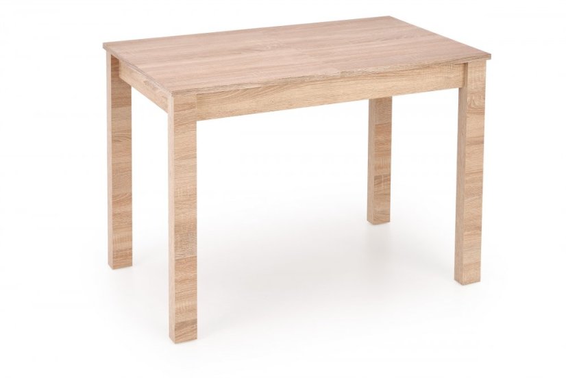 Jídelní rozkládací stůl GINO — 100x60 (+38cm), dub sonoma