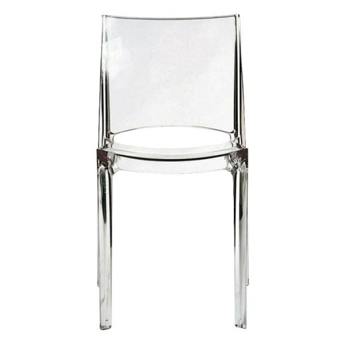 Plastová jídelní židle Stima B-SIDE – bez područek - Barva plastu Stima: Antracite transparente