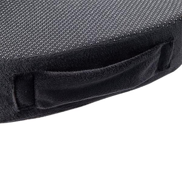 Ergonomický podsedák pod zadok - pamäťová pena, čierna