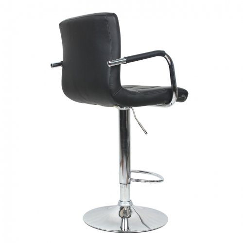 Barová židle LEORA 2 NEW — ekokůže/chrom, více barev - Barová židle LEORA - více barev: Bílá