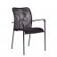 Jednací kovová židle Office Pro TRITON BLACK – s područkami, více barev - Čalounění Dike: Modrá DK 90