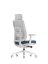 Ergonomická kancelárska stolička K42 WHITE SP – sieť/čalúnená, modrá