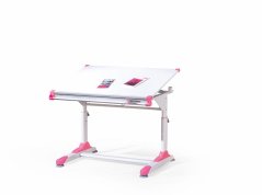 Rostoucí dětský set ROSTÍK - dětská rostoucí židle Griddy + výškově stavitelný stůl COLLORIDO růžová