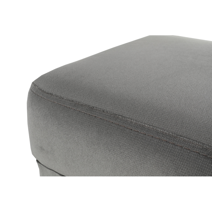 Taburet RODEZA — viac farieb - Farebné prevedenie RODEZA: Šedá / čierne nohy