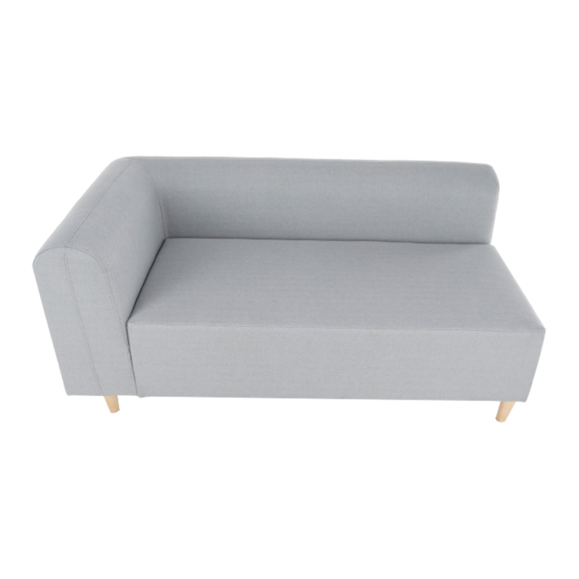 Rohová pohovka BROKEN – látka, šedá, levá Kondela