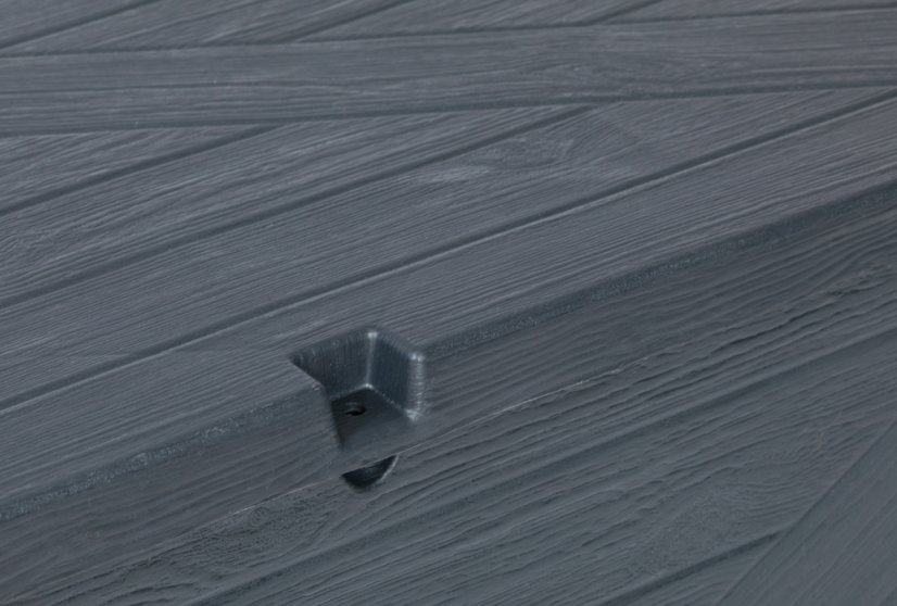 WOOD zahradní plastový úložný box 420 L - grafit