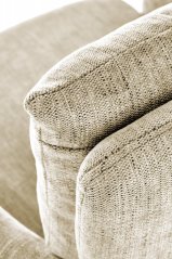 Kancelárska otočná stolička FLORES — látka, béžová