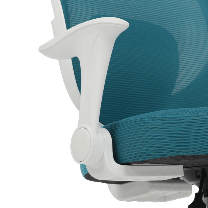 Dětská výškově nastavitelná židle AERO – modrá síťovina Autronic