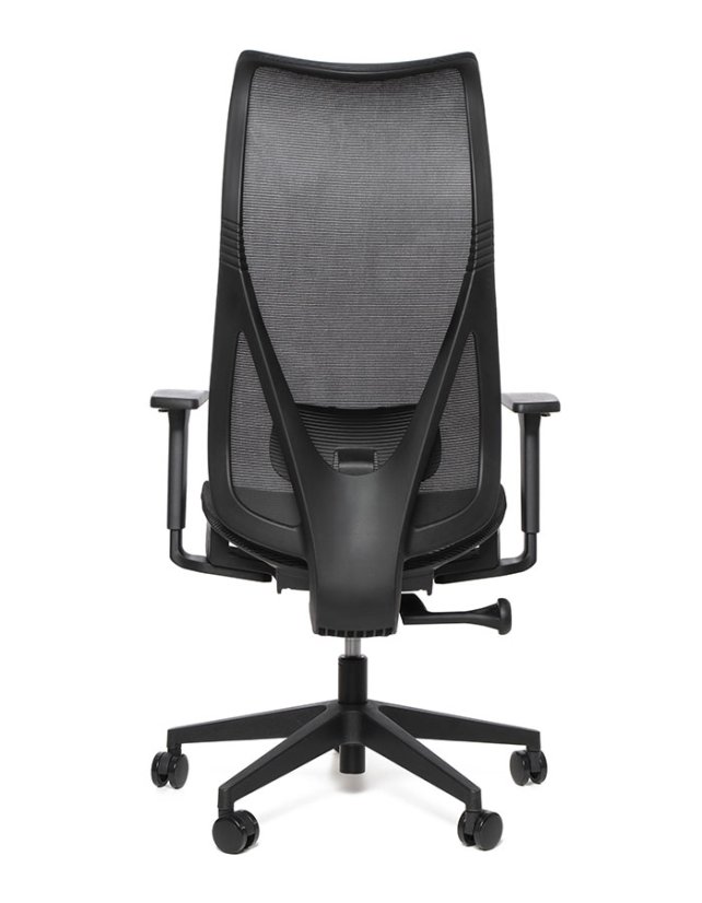 Kancelárska ergonomická stolička Sego HARMONY — sieť, čierna