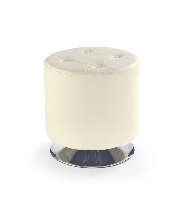 Taburet DORA – ekokoža, viac farieb - DORA: Čierna