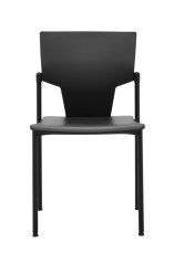 Konferenční židle KVADRATO 131 – černý plast, RIM