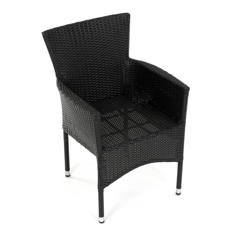 Zahradní židle GRILON  – kov, polyratan, více barev