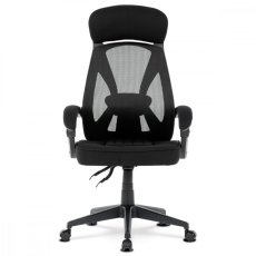 Kancelářská ergonomická židle FOREX – látka, síť, černá