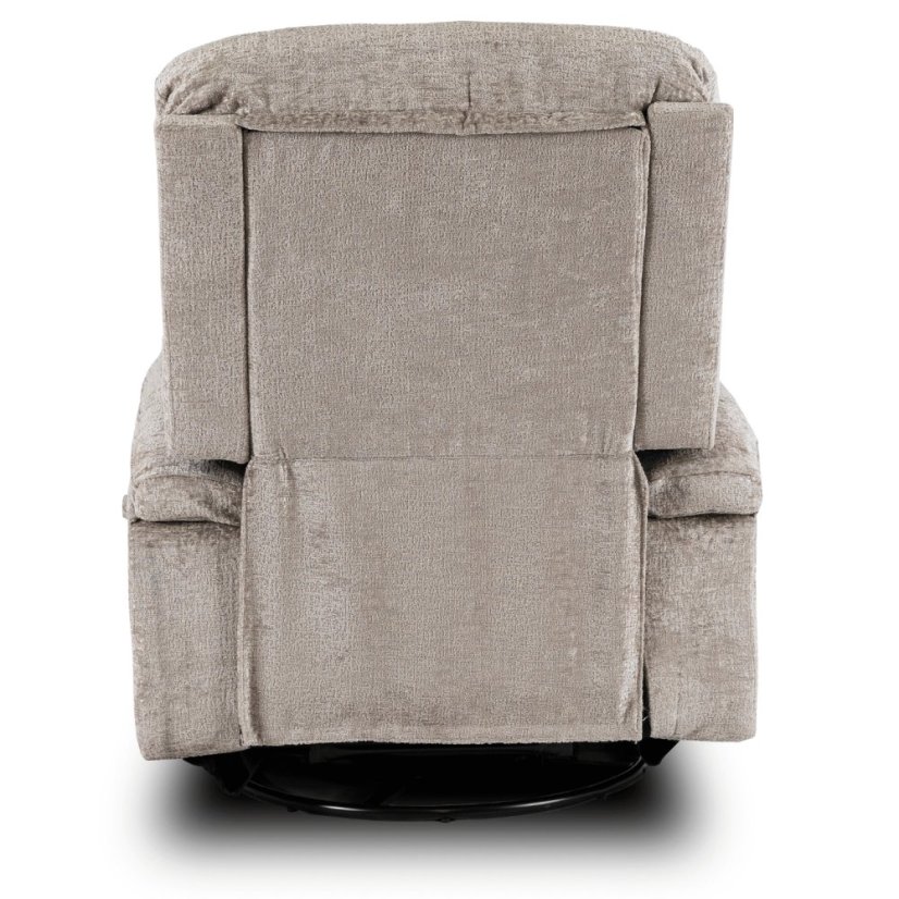 Masážne Kreslo BRUCE Polohovateľné — Béžové s masážnymi funkciami