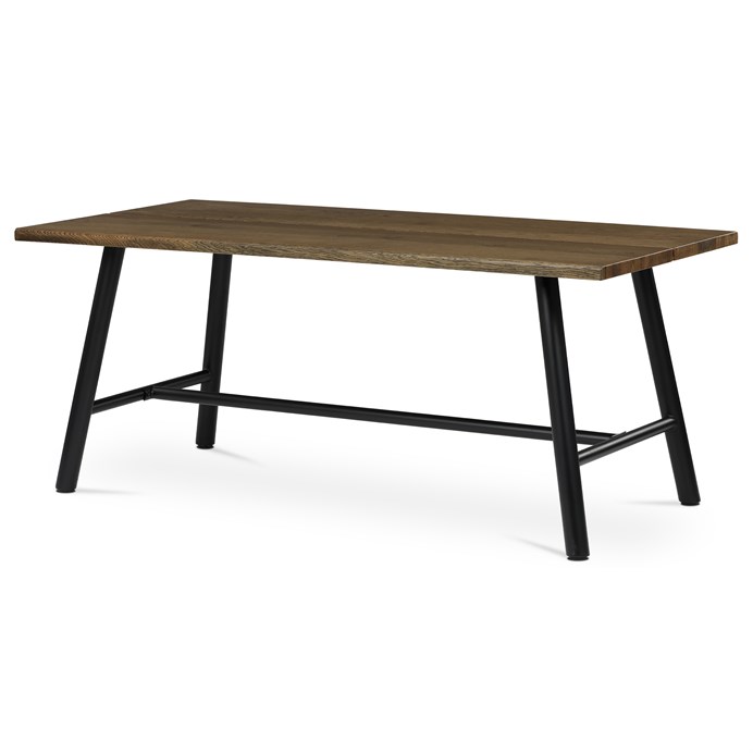 Jídelní stůl TABLON (180x90 cm / 220x90 cm) — masiv, hnědá