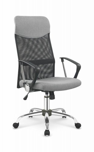Kancelářská otočná židle VIRE - látka, síť, více barev - Čalounění VIRE: Hnědá