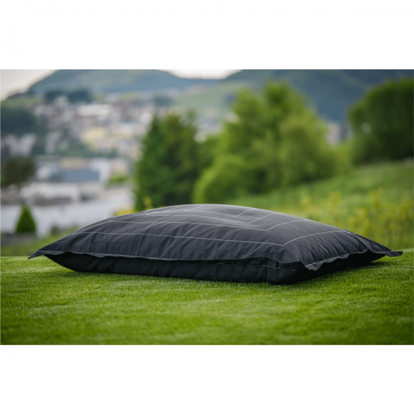 vonkajšie sedací vak BADYL - 140x180, látka, sivá