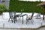 Zahradní hliníkový stůl ANGELA  - 160x90x74 cm, černá