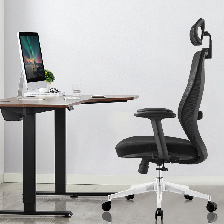Kancelárska ergonomická stolička ERGO PLUS - čierna, nosnosť 150 kg