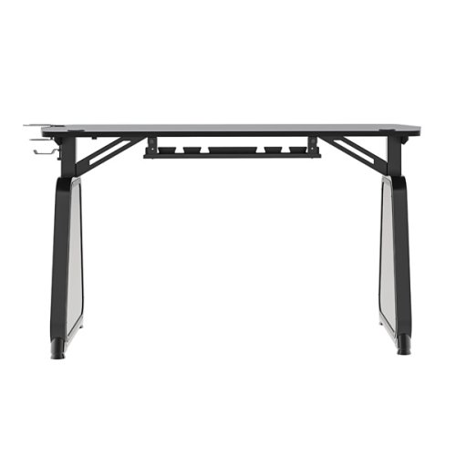 Herní stůl UTRADESK BOOSTER - 136 cm, podsvícený, černý