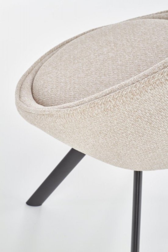 Jedálenské kresielko DALMOSA — látka, béžová