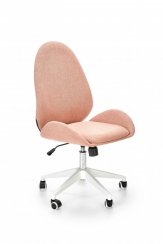 Kancelárska otočná stolička FALCAO — látka, ružová