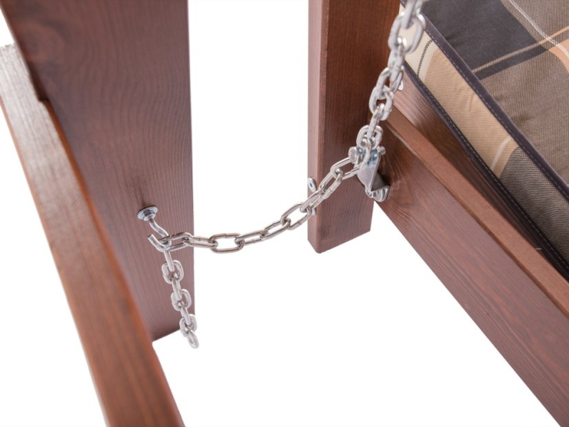 ADELAIDA zahradní houpačka dřevěná - zelená