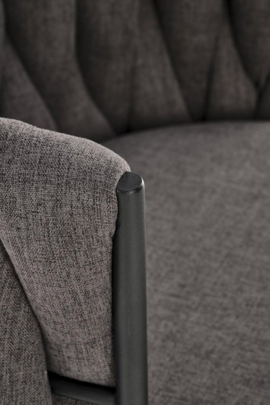 Kancelárska otočná stolička TALON — látka, šedá