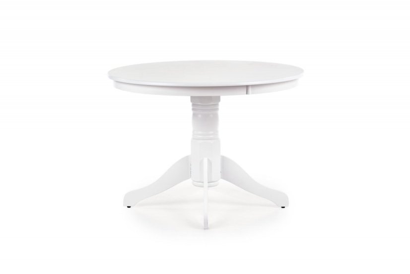 Jídelní kulatý stůl GLOSTER — průměr 106 cm, bílá Halmar