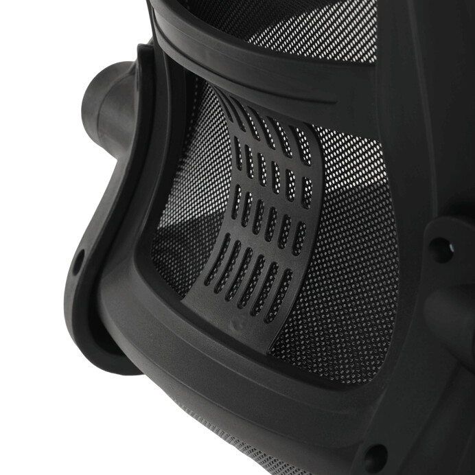 Dětská židle NINA – Šedá síťovina, houpací mechanismus Autronic